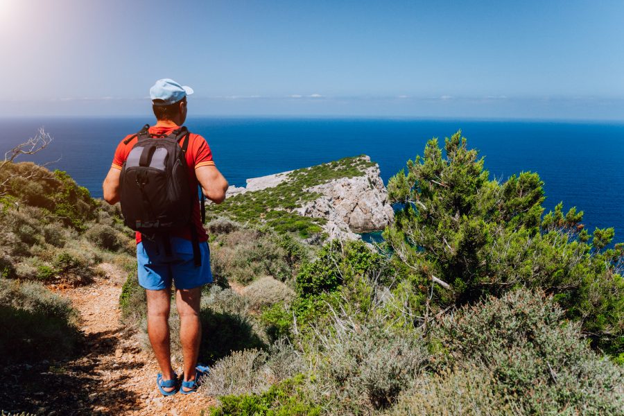 Cape Drastis hiking & amazing Sunset